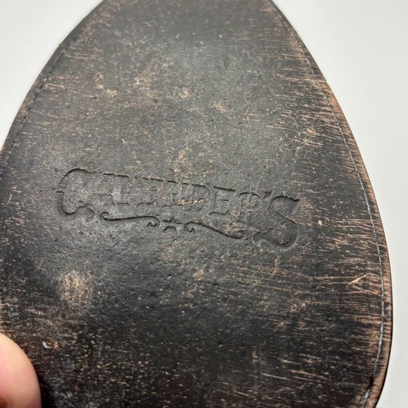 Cavenders Western Boots Brown Leather Stitch with Gold Brush Strokes Size 6.5 B - Picture 10 of 13